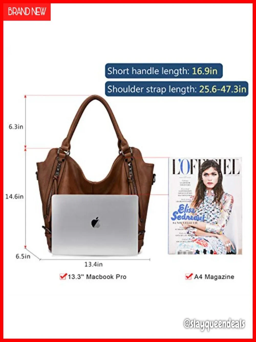 Concealed Carry Hobo Purse for Women Faux Leather Large Crossbody Tote with
